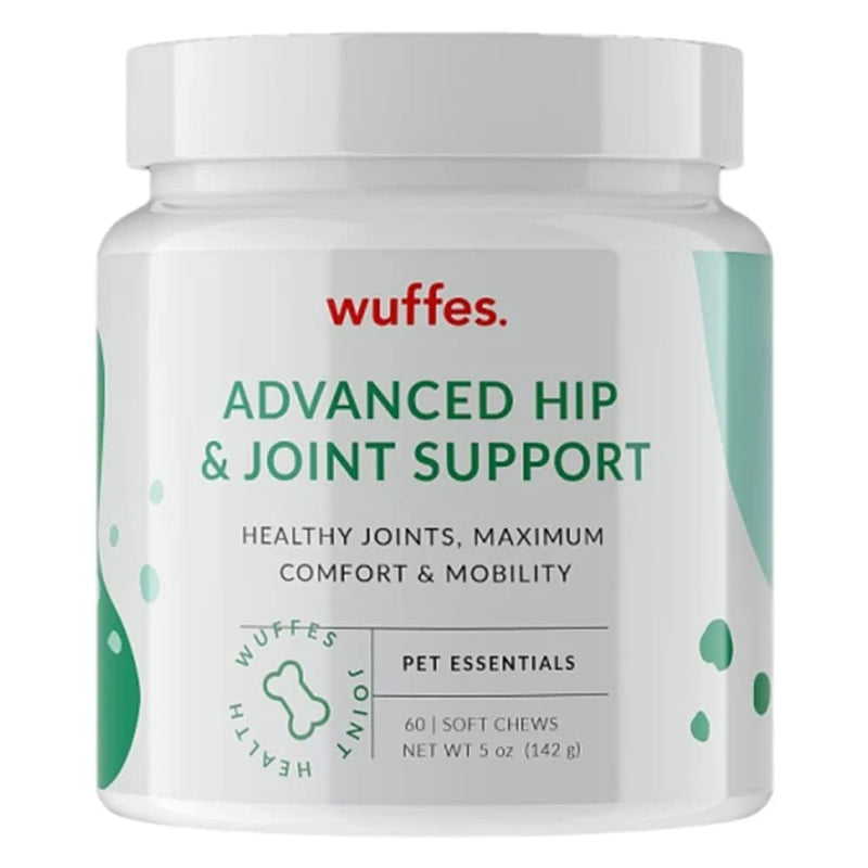 Wuffes Chewable Dog Hip and Joint Supplement - Glucosamine & Chondroitin Chews - Dog Joint Supplements & Vitamins Made with Natural Ingredients - Small & Large Dog Health Supplies Extended Joint Care - BeesActive Australia