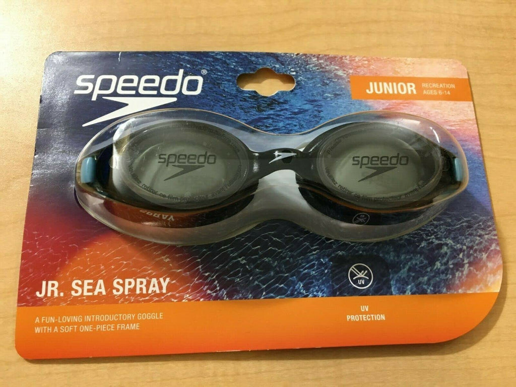 Speedo Junior Sea Spray Goggles - Black / Gray - BeesActive Australia