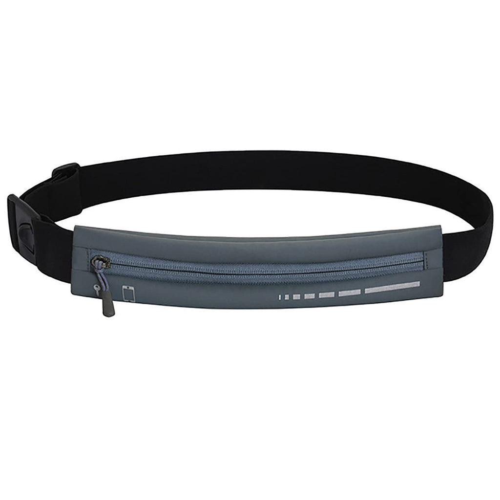 Adjustable Waist Pack Zipper Belt Fits for Most Smartphones Keys Cards Wallets, Design for Running Jogging Hiking Cycling, Running Belt Fits for Men and Women (Grey) Grey - BeesActive Australia