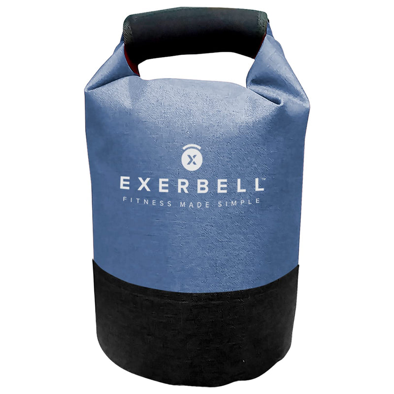 Exerbell Workout Weights – Foldable and Adjustable Kettlebell – Water- and sandbag Kettlebell – Kettle Bell Strength Training Equipment Kettle Ball kettleball kettel Bell blue - BeesActive Australia