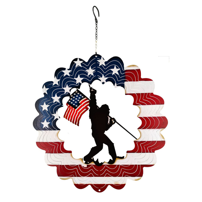 Metal Wind Spinners - 3D Wind Spinner, Bigfoot Spinner Hanging for Indoor and Outdoor, Magical Kinetic Wind Catchers & Spinners Decoration for Patio Lawn Idea, Big Foot Sasquatch Gifts 1.bigfoot - BeesActive Australia