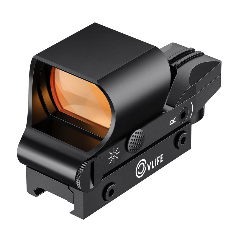 CVLIFE 1x28x40mm Red Dot Sight, 4 Reticles Reflex Sight for 20mm Picatinny Rail, Red Dot Optics, Absolute Co-Witness - BeesActive Australia