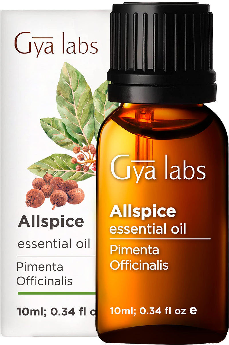 Gya Labs Allspice Essential Oil (10ml) - Sweet, Spicy & Comforting Scent All Spice 0.34 Fl Oz (Pack of 1) - BeesActive Australia