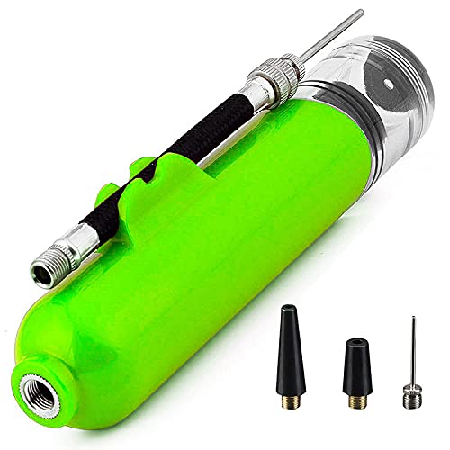 Small Dual Action Ball Pump,Hand Air Pump for Inflatable Balls,Perfect for Basketball, Volleyball, Soccer and Football | Comes with 1Additional Inflating Needles and Two Inflatable nozzles - BeesActive Australia