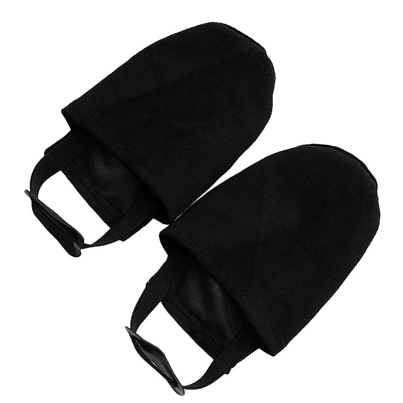 Bowling Shoe Slider，Bowling Shoe Cover 2 Pack / 1 Pair of Adjustable Sole Slide Covers | One Size Fits Most Bowling Shoes Men & Women | Elastic Band Creates Size Adaptations Black - BeesActive Australia