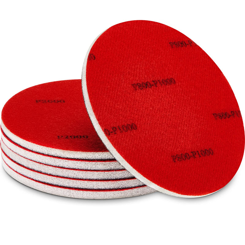 6 Pieces Bowling Accessories Bowling Ball Sand Pads Sanding Pads Bowling Ball Sanding Kit (1000 Grit) 1000 Grit - BeesActive Australia