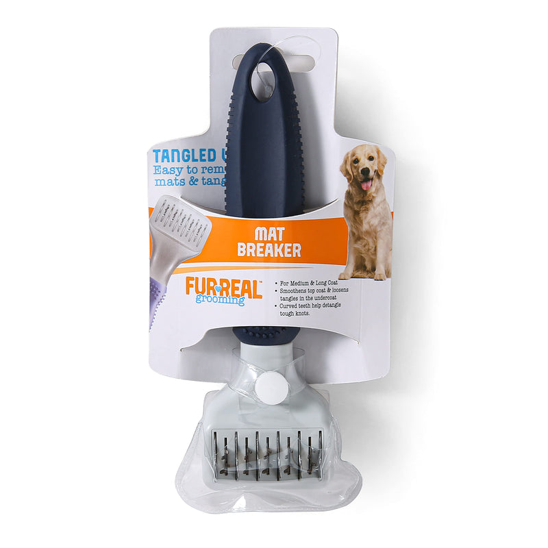 FurReal Dog Grooming Supplies for Stubborn Mat Removal - Pet Brushes for Dogs and Cats, Detangling Dog Brush, Dog Slicker Brush, Cat Slicker Brush, Grooming tools for Cat Grooming, Dog Grooming Matt Breaker Pet Brush - BeesActive Australia