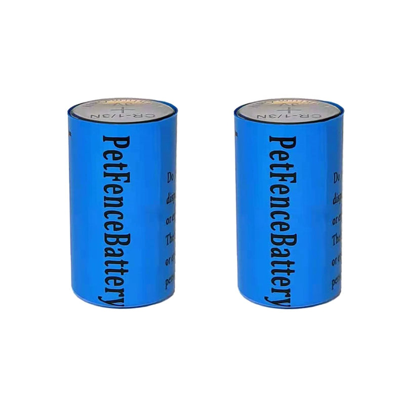 PET-FENCE 6 Volt Battery Compatible for Pet Stop, Perimeter, Extreme Dog Fence Collar Battery, Two CR1/3N 6v Batteries 170mah High Capacity Lithium Battery! - BeesActive Australia