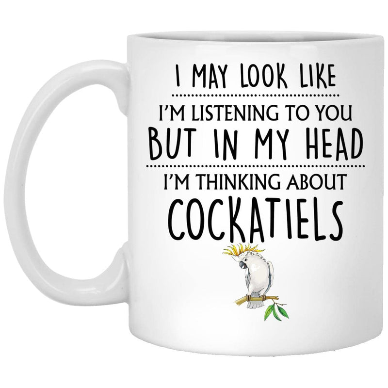 Q.PaddyShops Cockatiel Gift, Cockatiel Mug, Cockatiel Gifts, Funny Gifts For Cockatiel Owner, Pet Cockatiel Gifts For Her, Him, Women, Men 11oz(MUG-FPDWNWT6SG-11oz) - BeesActive Australia