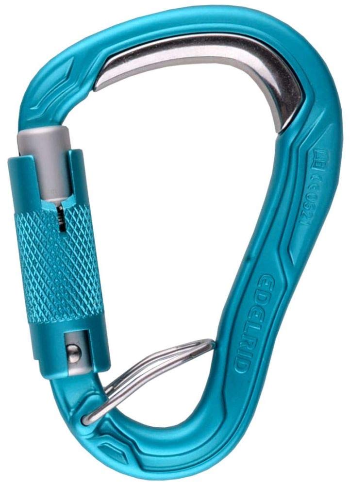 EDELRID HMS Bulletproof Locking Carabiner Icemint Triple Lock FG - BeesActive Australia