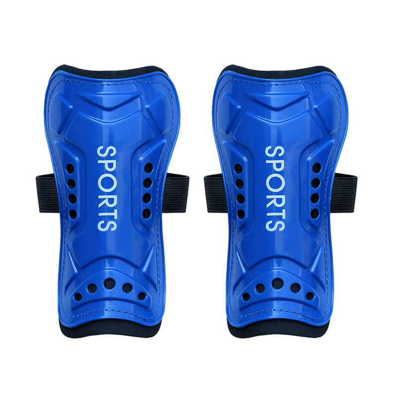 Soccer Shin Guards Kids Youth - Shin Pads Cushion Protection Reduce - Soccer Gear for Boys Girls - Protection Breathable Shin Guards blue M (6-10Y) - BeesActive Australia