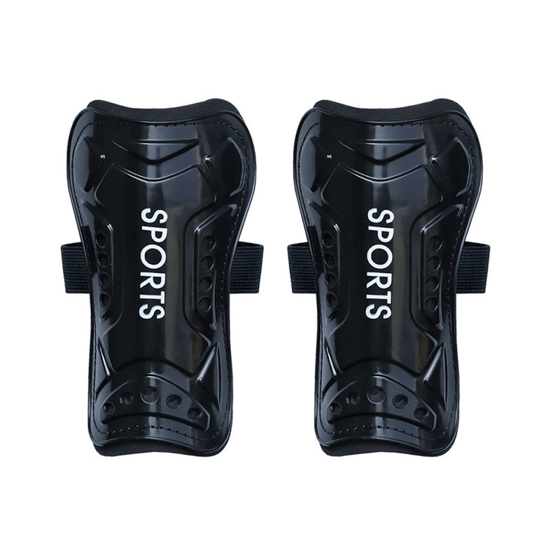 Soccer Shin Guards Kids Youth - Shin Pads Cushion Protection Reduce - Soccer Gear for Boys Girls - Protection Breathable Shin Guards black M (6-10Y) - BeesActive Australia