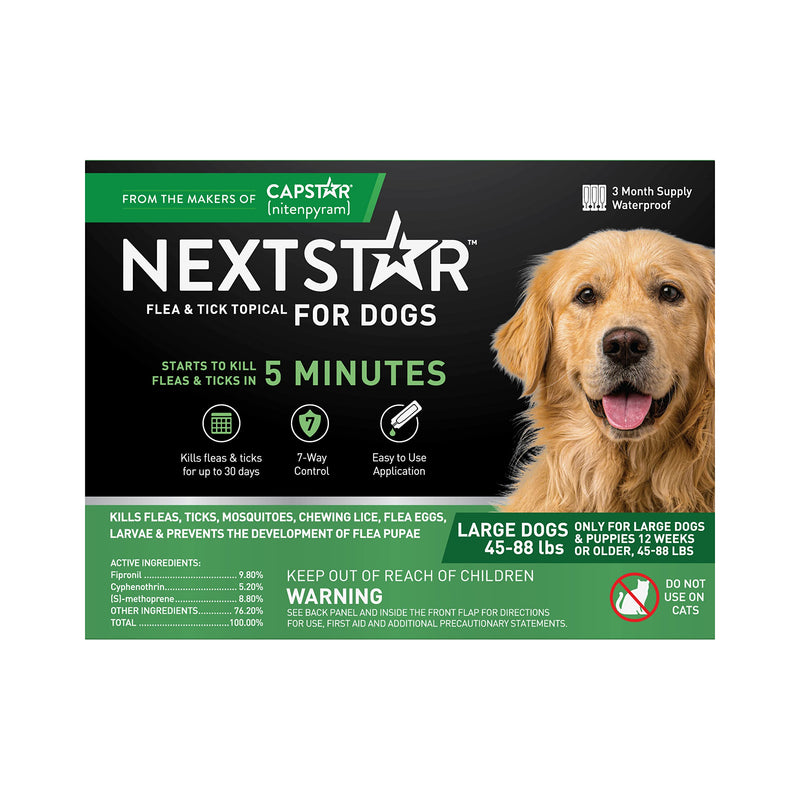 NEXTSTAR Flea & Tick Topical Prevention for Dogs Large Dogs (45-88 lbs) - BeesActive Australia