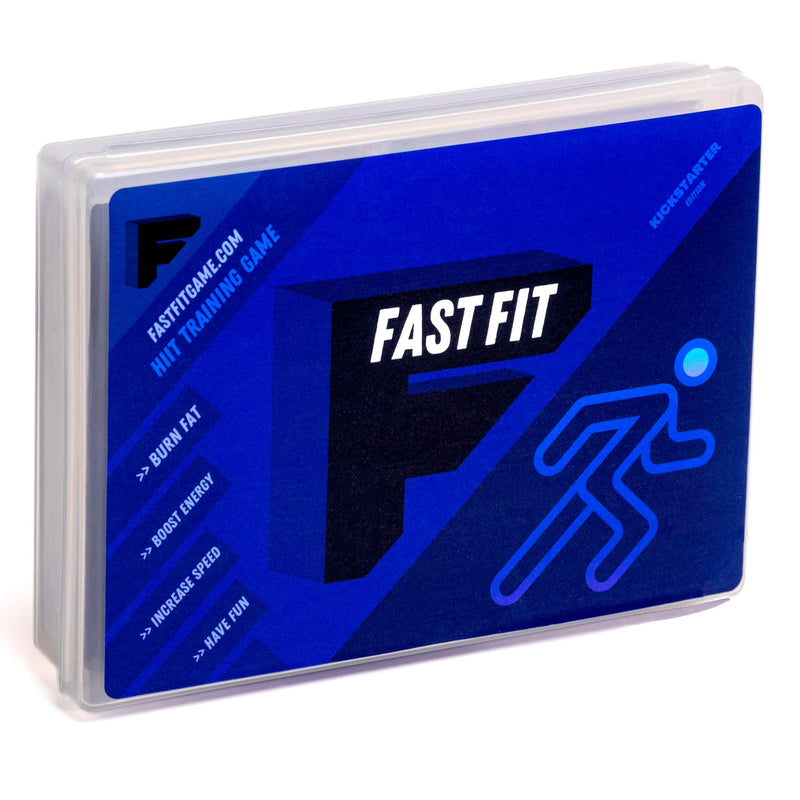 FastFit HIIT Training Base Game - Home Exercise Essential Workout Cards - Exercise Cards Deck with 60 Different Body Weight Exercises - Perfect for Circuit Training - Fitness Trainers for Women & Men - BeesActive Australia