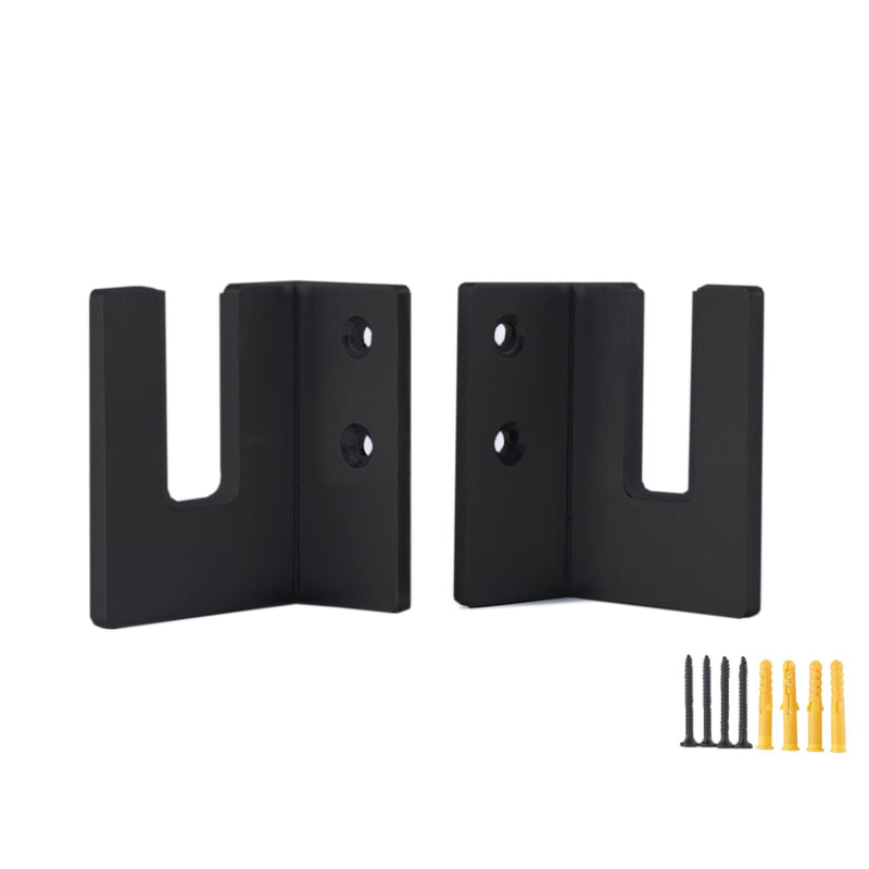 MOKIUER Snowboard Wall Mount,Snowboard Mount for Wall Snowboard Rack Hanger, Snow Board Display Horizontally Storage Holder,Aluminum Alloy Black - BeesActive Australia