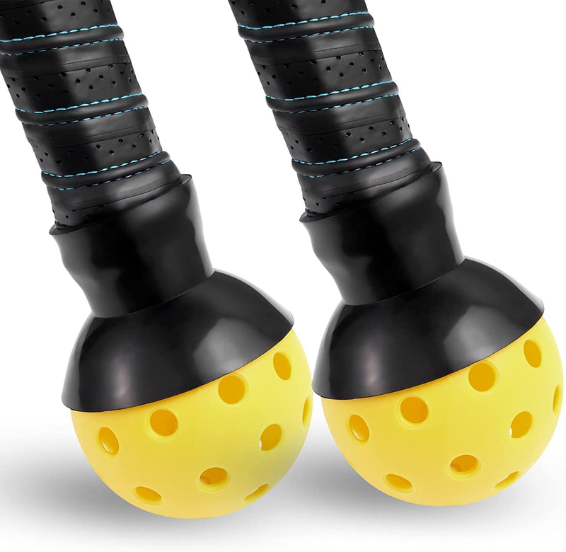 LUCKY CLOVER Pickleball Ball Retriever: Easy Pickleball Ball Accessory to Pick Up Pickleball Balls Without Bending Over, Attaches to Pickleball Paddle Bottom, Fits Any Pickleball Paddles 2 Pack - BeesActive Australia