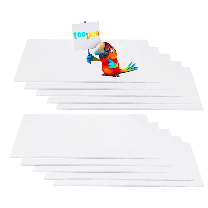 DQITJ 100 Pcs Large Size Bird Cage Liner Papers, Non-Woven Bird Cage Liners, Precut Absorbent Pet Cages Cushion (22.8 inch x 10.6 inch) - BeesActive Australia