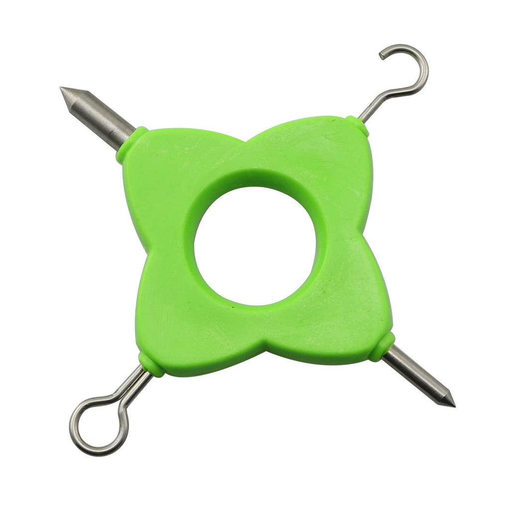 Youliang Fishing Puller Knot Tool Outdoor Fishing Knottting Tool Fishing Tackle Accessory Multifunctional, Green - BeesActive Australia