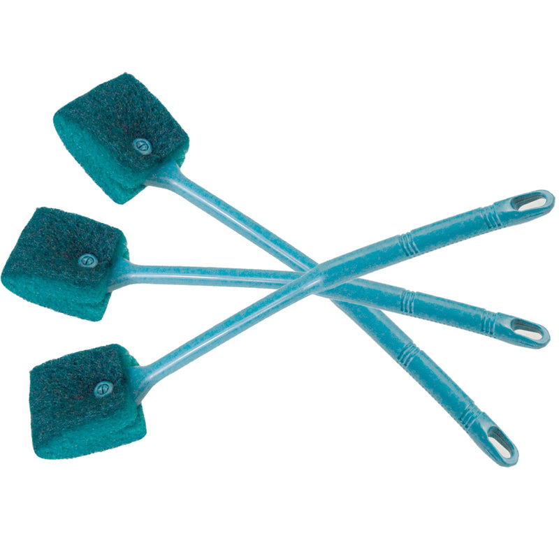AQUANEAT 3pcs Fish Tank Cleaning Tools, Aquarium Brushes, Algae Scrubber, Fish Tank Sponge Cleaner - BeesActive Australia