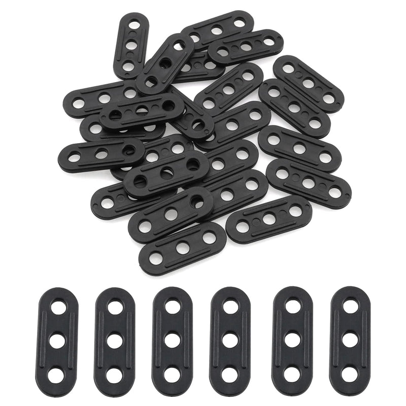 ZZLZX 30PCS Tent Wind Rope Buckle Fastener Plastic Cord Tensioners Rope Adjuster for Outdoor Activities Camping Hiking Picnic - BeesActive Australia