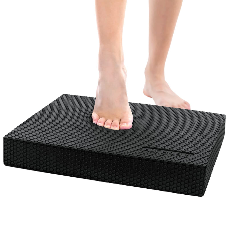 ARCHAEUS Balance Pad,Foam Pad,Foam Balance Pad,Physical Therapy,Knee and Ankle Exercise,Balance Pads for Physical Therapy 15.5"x12.5"x2.5" Black - BeesActive Australia