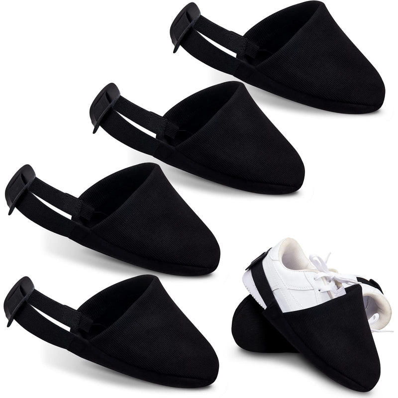 Zhanmai Bowling Shoe Covers 2 Pairs Black Bowling Shoes Slider Bowling Accessories for Women and Men - BeesActive Australia