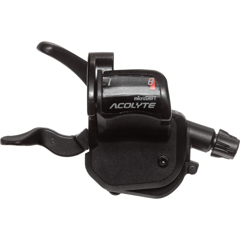 Microshift Acolyte Right Shifter - 8-Speed Black, 8-Speed - BeesActive Australia