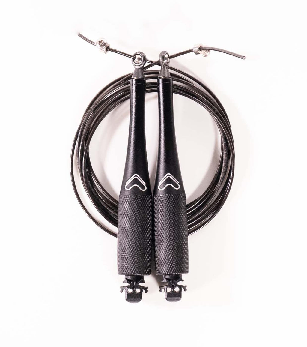 Jump Rope by Tribe WOD for Cross Training and Boxing, Skip Rope Built for Endurance Training Daily Workout Routine Speed Rope, Train Hard at Home, Gym or Outdoor Sessions with Crossfit Jump Rope - Spare cable included - BeesActive Australia