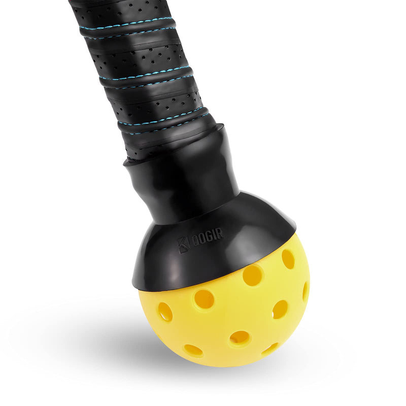 Pickleball Ball Retriever Picker Upper: Fits All Standard Pickleball Paddles, Easy Attaches to Pickleball Paddles, The Easy Way to Pick Up Pickleball Balls Without Bending Over, Black - BeesActive Australia