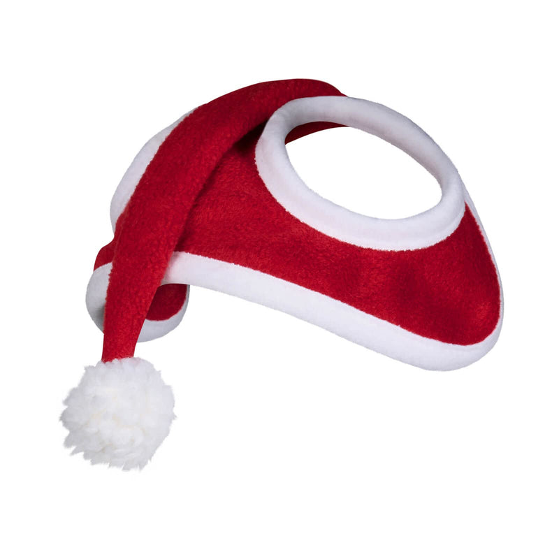HORZE Christmas Santa Cap | Slip-On Horse Halter Cover with Fleece Trim Red - BeesActive Australia