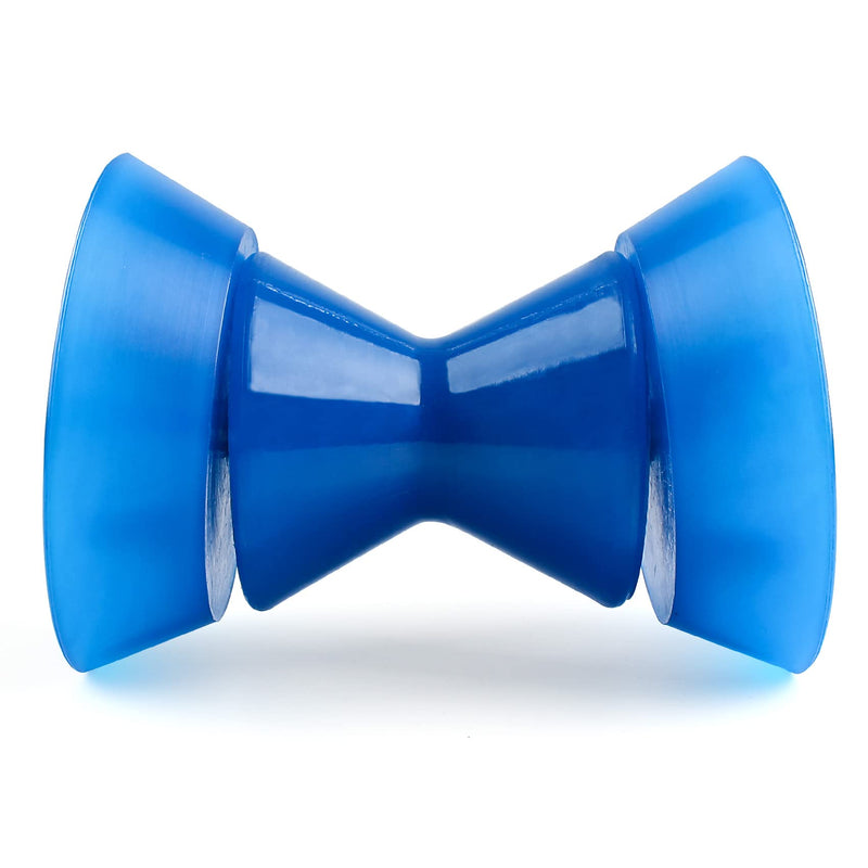 VEITHI Boat Trailer Roller 3inch/4 inch (2 Size), 3-Piece Polyurethane Bow Roller with 1/2" Shaft and with End Bells, Boat Trailer Bow Roller,for Stopping Boat Trailer- (2 Color) 3" Blue - BeesActive Australia