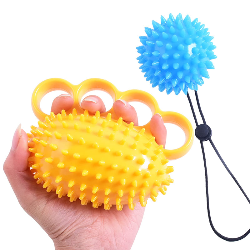 2 Pack Hand Exerciser Grip Strengthener Ball, Squeeze Stress Therapy Balls for Hand Exercise - BeesActive Australia