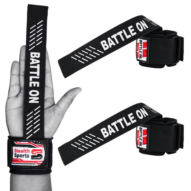 Stealth Sports Weight Lifting Straps – Wrist Wraps Straps for Weightlifting, Fitness, Powerlifting, Bodybuilding – Anti-Slip Deadlift Straps – Heavy-Duty Wrist Wraps with Neoprene Padding - BeesActive Australia
