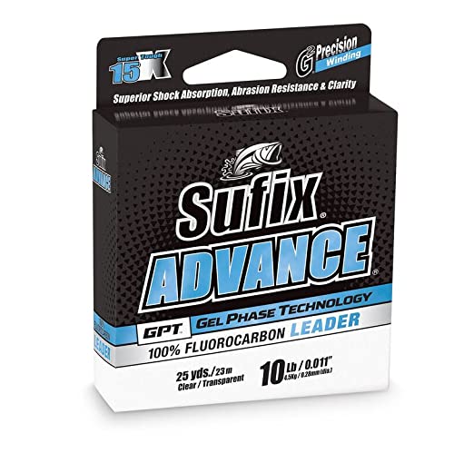 Sufix Advance Fluorocarbon Leader 8 lb Clear, (684-008C) - BeesActive Australia