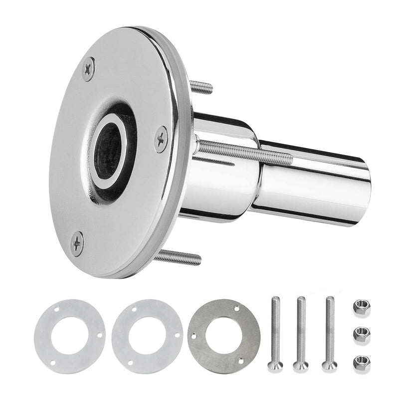TINGZHIGO Straight Thru Hull Exhaust Fitting, Fit for 24mm Inner Diameter Hose Pipe, 316 Stainless Steel, with Bolts and Nuts?Straight? - BeesActive Australia