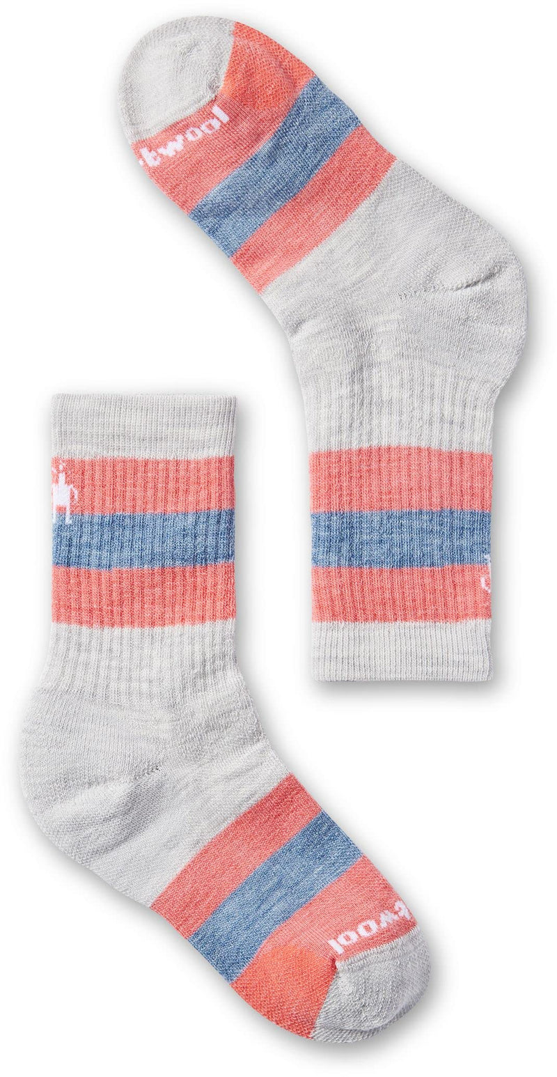 Smartwool Hike Full Cushion Striped Crew Sock Ash Small - BeesActive Australia