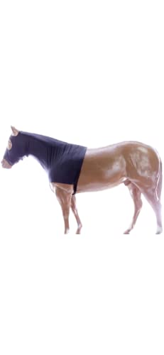 CHALLENGER XL Horse Comfort Stretch Lycra Spandex Neck Hood Mane Stay 521MW04NV - BeesActive Australia
