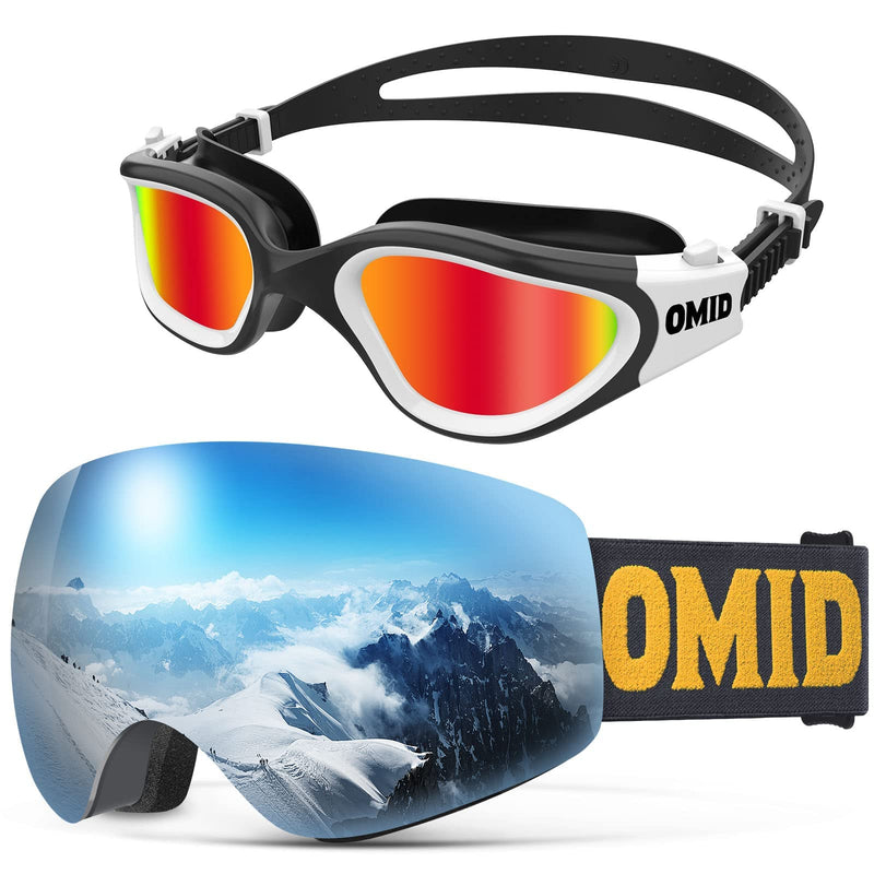 Kids Ski Goggles, OMID Anti-fog UV Protection Snow Goggles for Youth Boys Girls - BeesActive Australia