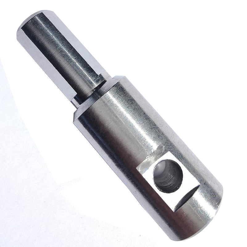 304 Stainless Steel Ice Auger Drill Adapter Fits Drill Chuck: 1/2" Plus and 1/4" Hole for 1/4"-20 Wing Bolts & Locking Screws - BeesActive Australia