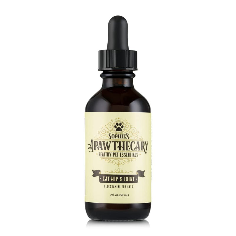 Sophie's Apawthecary Cat Hip and Joint Glucosamine Liquid Supplement 2 oz for Pain Relief and Improved Joint Flexibility - BeesActive Australia