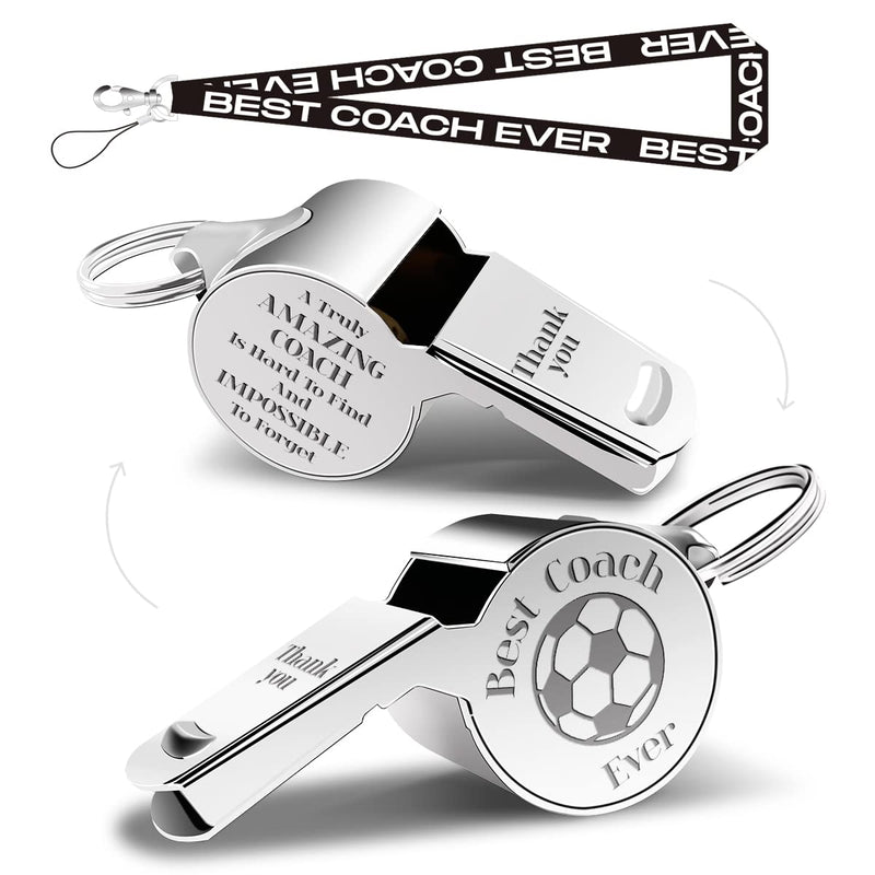 QIBAJIU Whistles with Lanyard, Coach Whistle, Soccer Gifts, Soccer Coach Gifts for Men Women Teacher, Thank You Cheer Coach Gift – A Truly Amazing Coach is Hard to find – Teacher Whistle Coach Gifts - BeesActive Australia