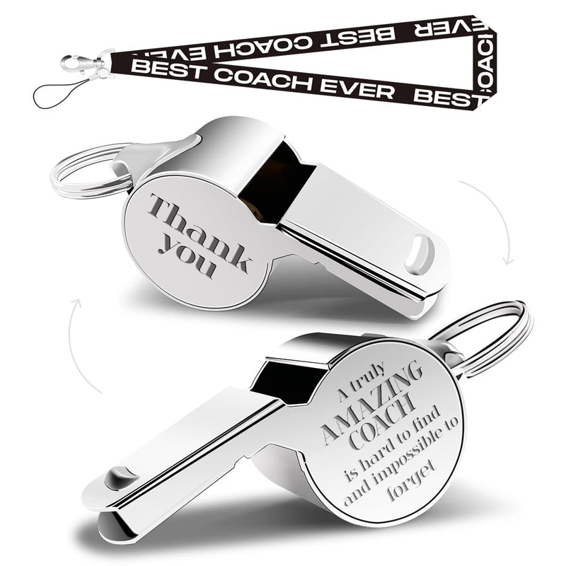 Whistles With Lanyard, Coach Whistle, Football Gifts, Soccer Hockey Basketball Volleyball Baseball Coach Gifts for Men Women Teacher, Thank You Cheer Coach Gift – Truly Amazing Coach is Hard to Find - BeesActive Australia