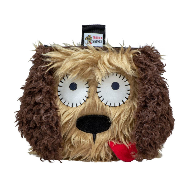 Tequila&Bones Dog Treat Bag Training Pouch, Hands-Free Dog Treat Pouch, Dog Walking Pouch, Waist Bag | Washable Inner Bag | with Belt, Clip & Drawstring Closure RUSTY - BeesActive Australia