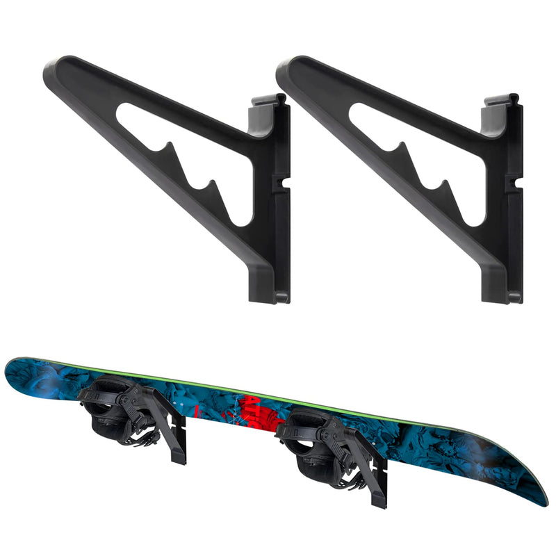 Poskad Snowboard Wall Mount Display Rack,Adjustable Storage Layers Space Saving Design,Home and Garage SKi Board Storage. - BeesActive Australia