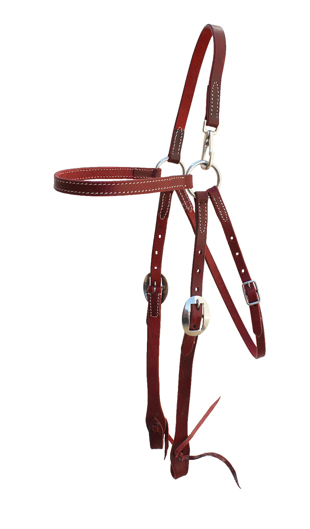 CHALLENGER Horse Amish Western Working Tack Latigp Leather Mule Headstall 975L120 - BeesActive Australia
