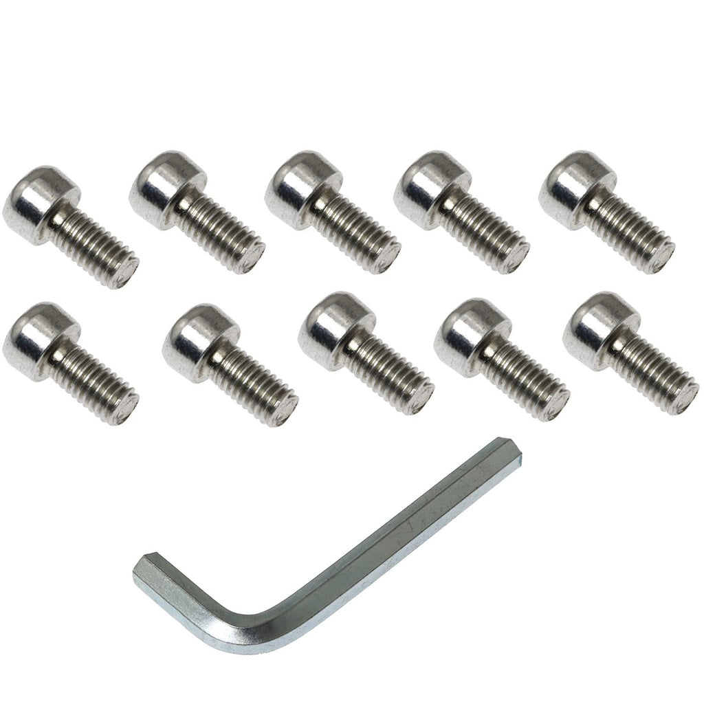 DZS ELEC 10pcs Bicycle Bike Water Bottle Cage Bolts Holder M5 Bolt Fixing Screw with Hexagon Wrench - BeesActive Australia