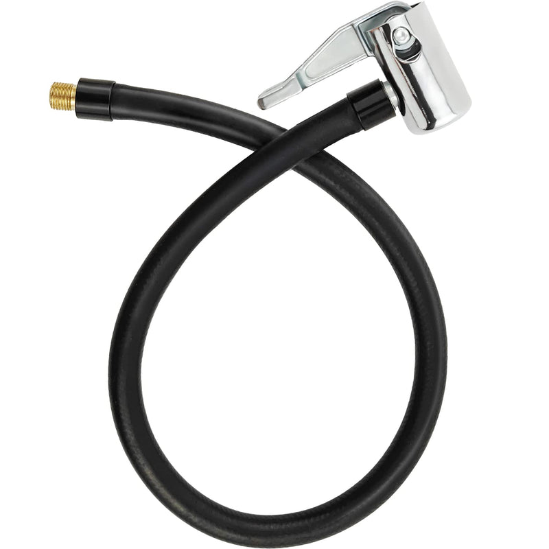 RUKUHOT Tire Inflator Extension Tube, Air Compressor Tire Inflator Attachment, Inflator Hose Adapter, Quick Inflation Chuck Hose for Car, Bike, Motorcycle Black-Lock-on Schrader Valve - BeesActive Australia