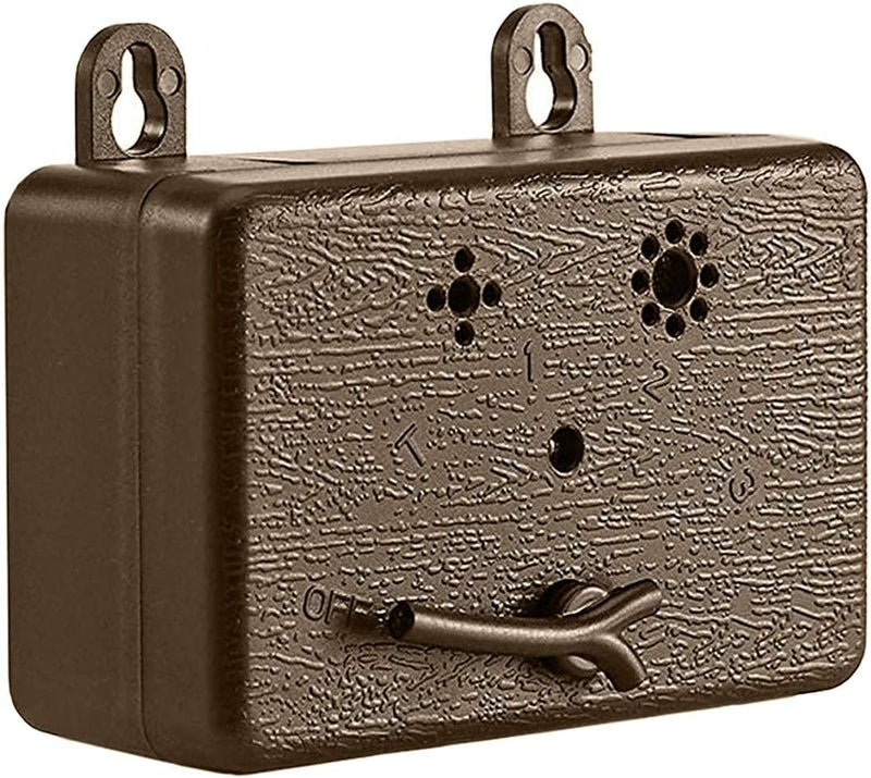 Elekhom Outdoor Bark Control Device, Ultrasonic Stop Barking, Sonic Bark Deterrents Dog Silencer Bark Box for Small Medium Large Dogs Brown - BeesActive Australia