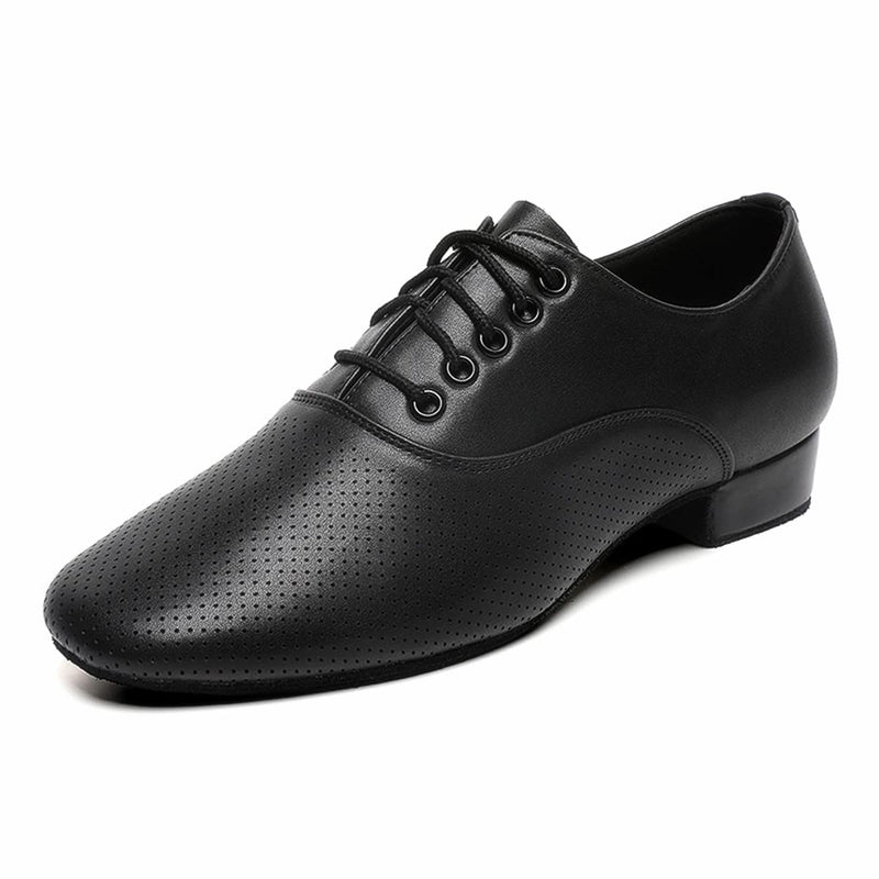 Bokimd Mans Breathable Ballroom Damce Shoes Latin Tango Morden Character Shoes 7 Black - BeesActive Australia