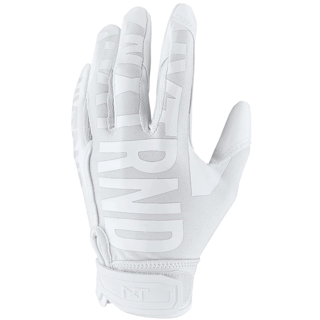 Nxtrnd G1 Pro Football Gloves, Men's & Youth Boys Sticky Receiver Gloves White X-Large - BeesActive Australia